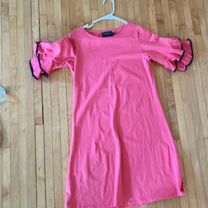 Duffield Lane S Dress coral navy